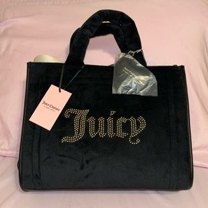 Juicy Couture Licorice Extra Spender Tote with Crossbody Strap NEW WITH TAGS